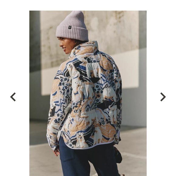 Free People Jackets & Blazers - Free People FP Movement Pippa Printed Packable Puffer